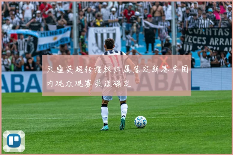 天盛英超转播权归属落定新赛季国内观众观赛渠道确定