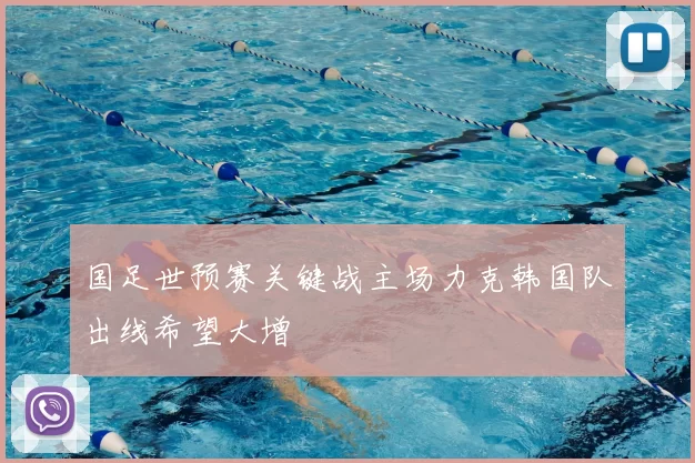 国足世预赛关键战主场力克韩国队出线希望大增
